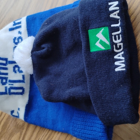 🦔 CAMOUFLAGE KNIT CAP 🛤️BURLINGTON NORTHERN EMPLOYEES Operation STOP 🛑 - Picture 9 of 16